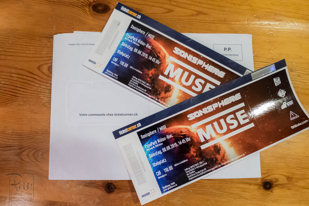 Billets MUSE